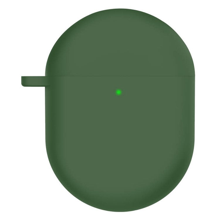 For Redmi Buds 4 Bluetooth Earphone Soft Silicone Protective Sleeve Anti-scratch Anti-drop Cover - Blackish Green