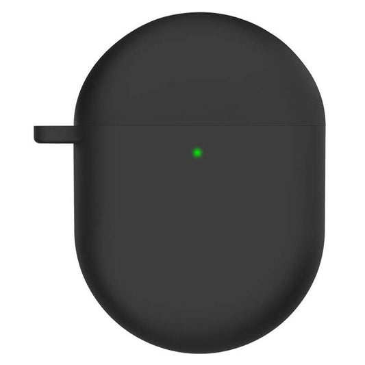 For Redmi Buds 4 Bluetooth Earphone Soft Silicone Protective Sleeve Anti-scratch Anti-drop Cover - Black