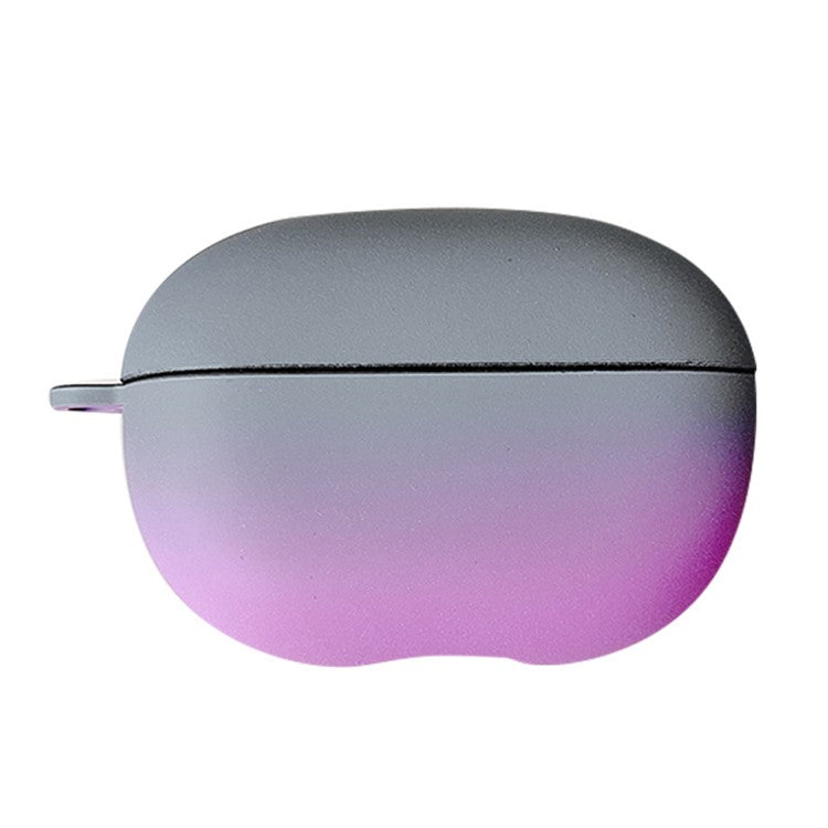 For Huawei FreeBuds Pro 2 Protective Hard PC Case Bluetooth Headset Charging Case Cover Gradient Color Matte Anti-Drop TWS Earphone Protector - Grey / Purple