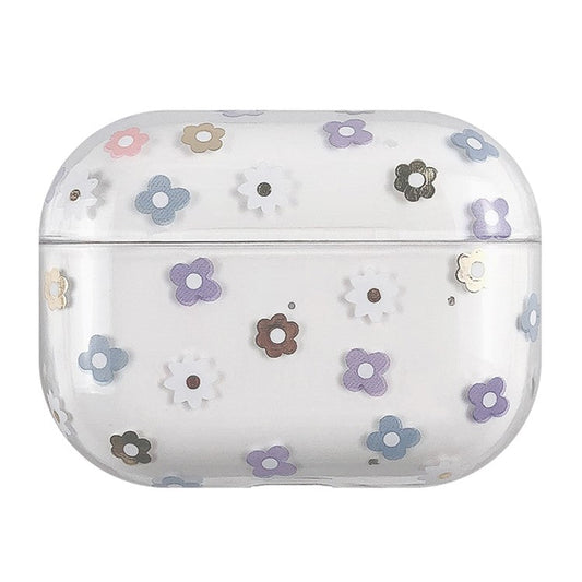 For Apple AirPods Pro (Gen 2) (USB-C) / Pro 2 Hard PC Earbud Case Lacquered Fruit Flower Pattern Bluetooth Earphone Protective Cover - Style E
