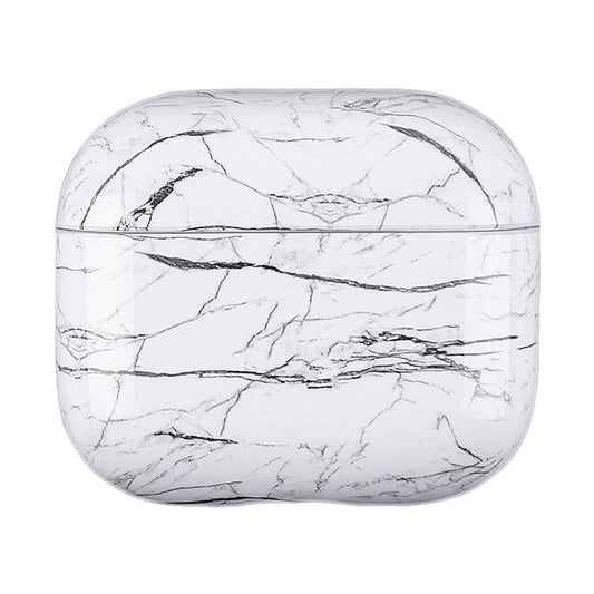 For Apple AirPods Pro (Gen 2) (USB-C) / Pro 2 Anti-drop Hard PC Earbud Case Marble Pattern Bluetooth Earphone Protective Cover - S01