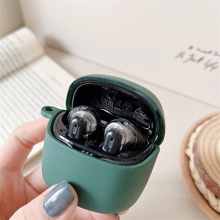 For JBL TUNE FLEX Matte PC Hard Shell Protective Case Bluetooth Earphone Anti-drop Cover - Wine Red