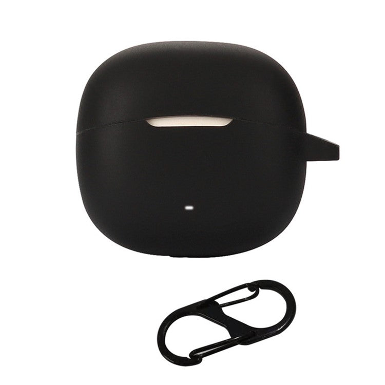 For EDIFIER A1 Soft Silicone Protective Sleeve Bluetooth Earphone Drop-proof Cover with Anti-lost Buckle - Black