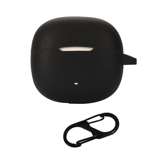 For EDIFIER A1 Soft Silicone Protective Sleeve Bluetooth Earphone Drop-proof Cover with Anti-lost Buckle - Black