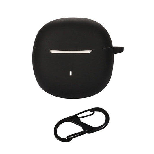For iKF Find Air 5 Bluetooth Earphone Drop-proof Cover Soft Silicone Protective Sleeve with Anti-lost Buckle - Black