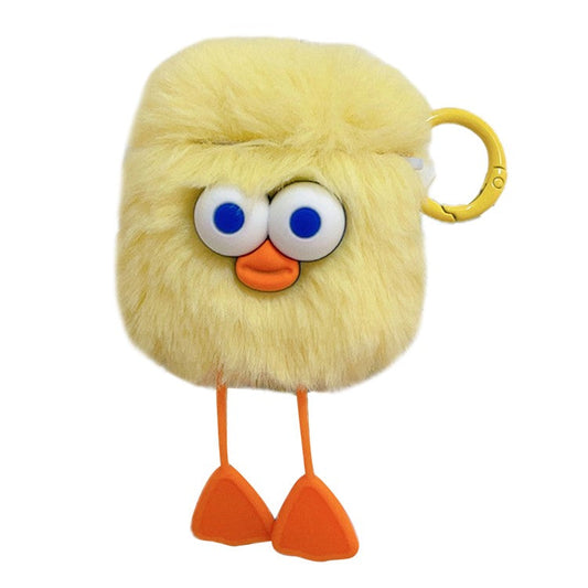 Earphone Case for AirPods with Charging Case (2016) / (2019) / AirPods with Wireless Charging Case (2019) Plush Earbud Cover - Duck Feet