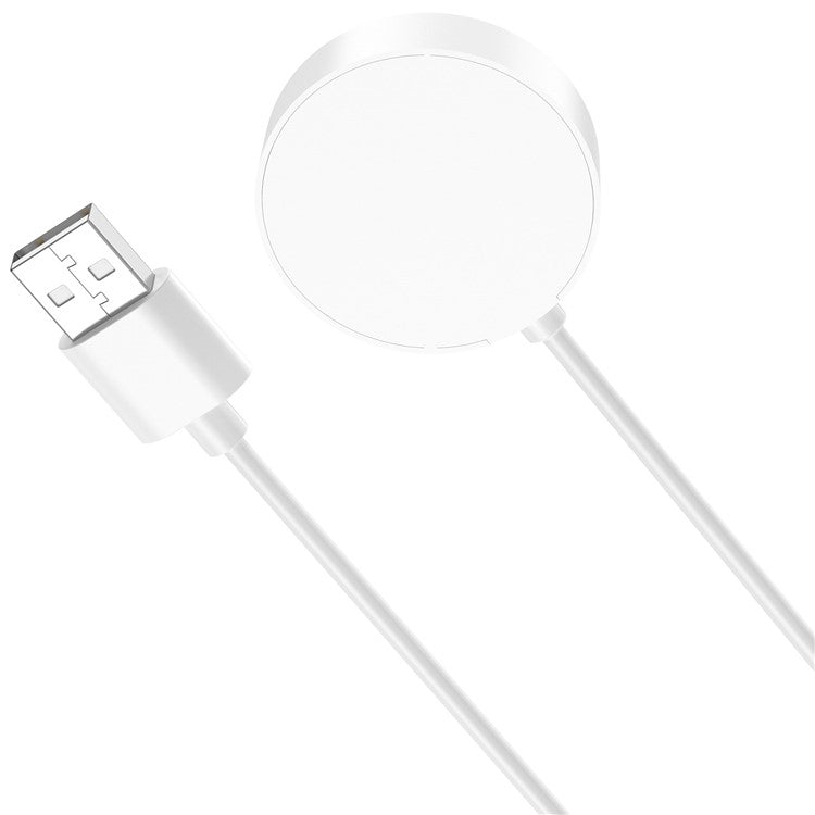 For Xiaomi Watch H1 / Watch 2 Pro / Watch S2 42mm 46mm Charger Dock 1m USB Magnetic Charging Cable Smartwatch Charger - White