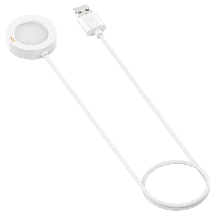 For Xiaomi Watch H1 / Watch 2 Pro / Watch S2 42mm 46mm Charger Dock 1m USB Magnetic Charging Cable Smartwatch Charger - White