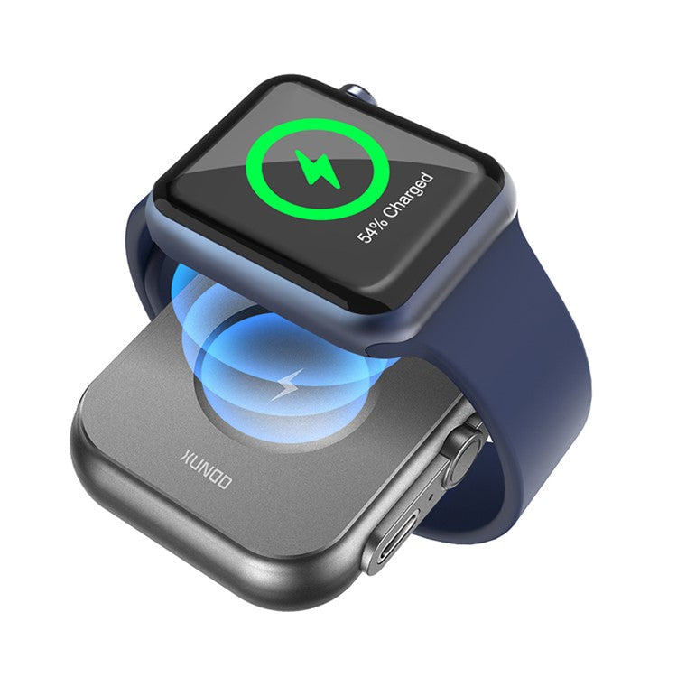 XUNDD XDCH-063 WP1 For Apple Watch 1200mAh Power Bank with Hanging Buckle Magnetic Wireless Charger