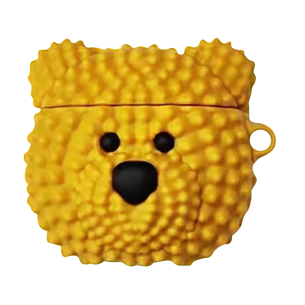 For Xiaomi Redmi Buds 4 Pro Lovely Cartoon Silicone Cover Bluetooth Earphone Protection Sleeve - Durian Bear