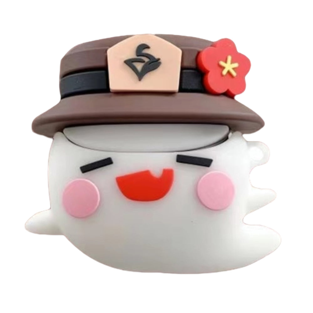For Xiaomi Redmi Buds 4 Pro Lovely Cartoon Silicone Cover Bluetooth Earphone Protection Sleeve - Walnut Ghost