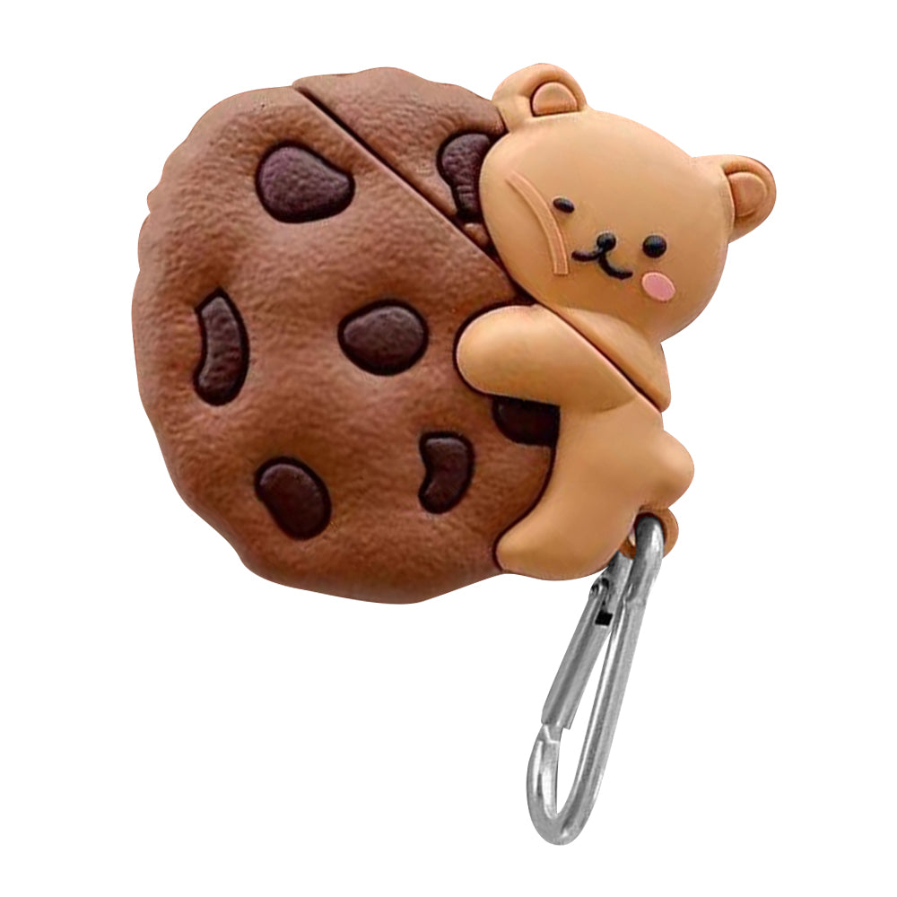 For Xiaomi Redmi Buds 4 Lite Cute Cartoon Cover Bluetooth Earphone Silicone Anti-drop Shell - Cookie Bear