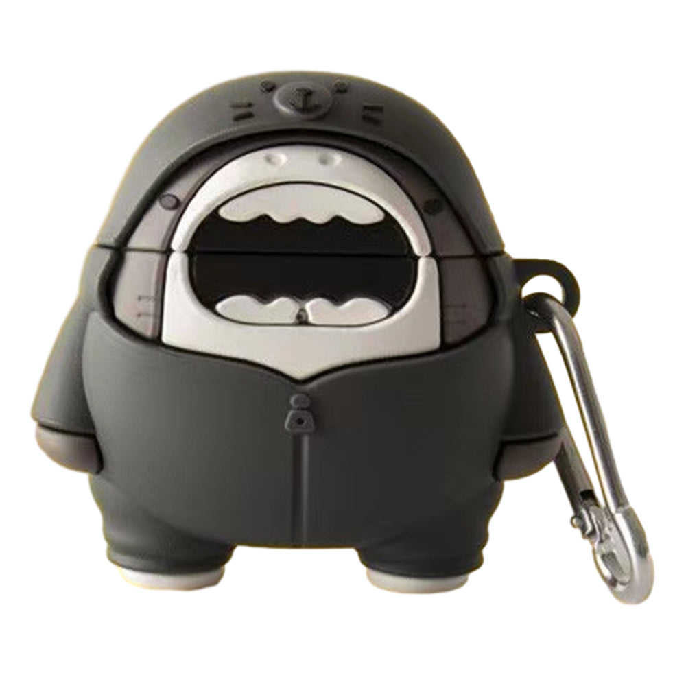 For Xiaomi Redmi Buds 4 Lite Cute Cartoon Anti-drop Cover Bluetooth Earphone Silicone Shell - Black Hoodie Shark
