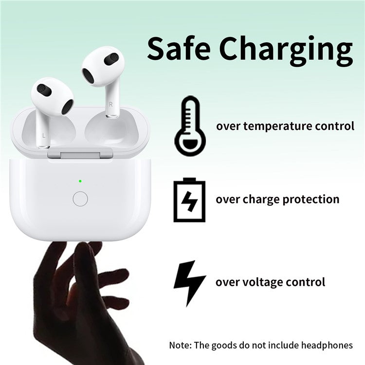 A004 Wireless Charging Box for AirPods 3 Replacement Earphone Charging Case, Type-C Interface