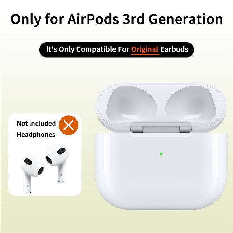 D04 For Apple AirPods 3 Charging Box USB-C Interface Wired / Wireless Bluetooth Earphone Charging Case