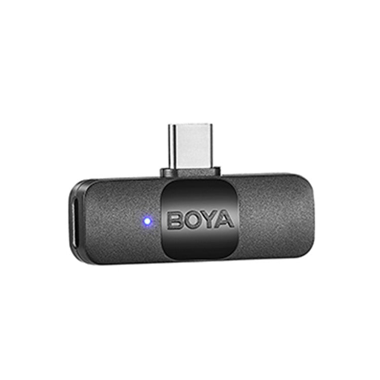 BOYA BY-V20 2.4Ghz Wireless Lavalier Microphones USB-C Mini Video Recording Mic with 2 Transmitters + 1 Receiver
