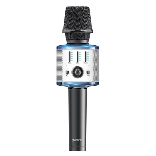 YESIDO KR10 Wireless Bluetooth Microphone Cordless Handheld Karaoke Microphone Support TF Card