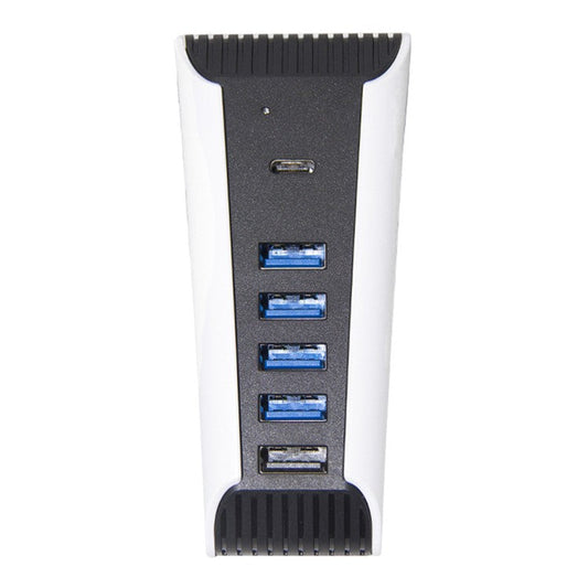 HONSON USB Hub Splitter Expansion Docking Station for PS5 Console