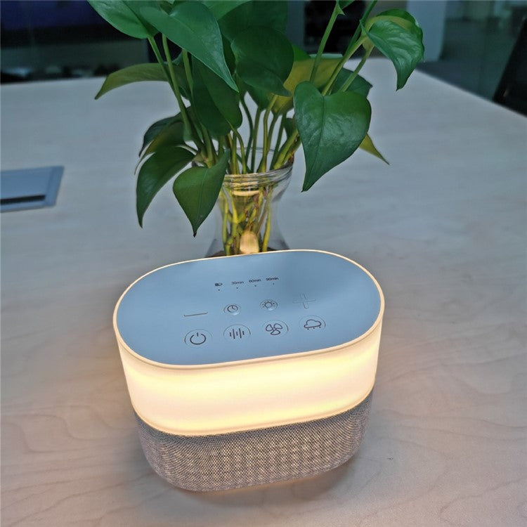 Rechargeable White Noise Hifi Sound Music Intelligent Timing Sleep Aid Instrument [with Night Light Function]