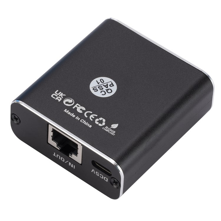 W7 2.4G + 5G RJ45 Ethernet Adapter 5.3x5.7x2.2cm Network Switcher with Type-C Port