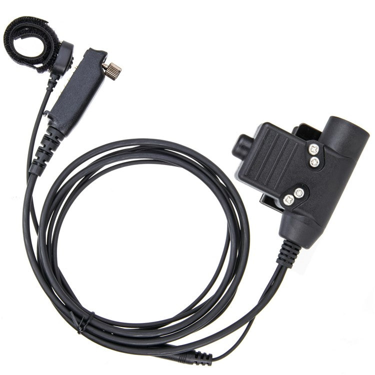 High Strength Finger Microphone U94 PTT Adapter for Sepura STP8000 / STP8030 / STP8035 / STP8038 / STP8040 Walkie Talkie