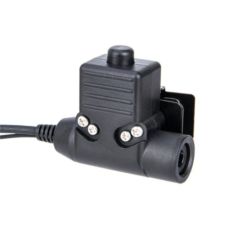 3.5mm Mobile Phone Jack Finger Microphone U94 PTT High Strength Headset Adapter