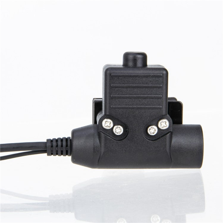 3.5mm Mobile Phone Jack Finger Microphone U94 PTT High Strength Headset Adapter