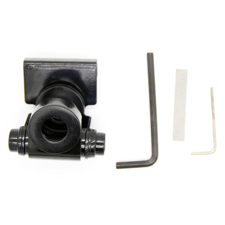 K3-66 Stainless Steel Car Radio Antenna Bracket Trunk Lid Hatchback Mount Bracket - Black