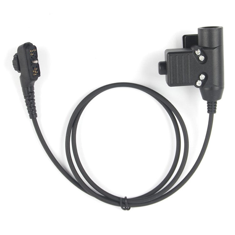 Ham Radio Walkie Talkie U94 PTT Headset Adapter for Hytera PD700  /  PD780  /  PD782  /  PD785  /  PD788 Radio Headphone