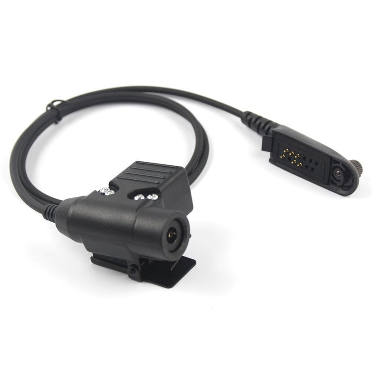 Ham Radio Walkie Talkie U94 PTT Headset Adapter for Motorola GP140  /  GP320  /  GP328  /  GP338  /  GP380