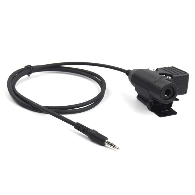 Ham Radio 7.1mm Speaker Microphone with U94 PTT for Iphone / Samsung / HTC Cellphone with 3.5mm Jack