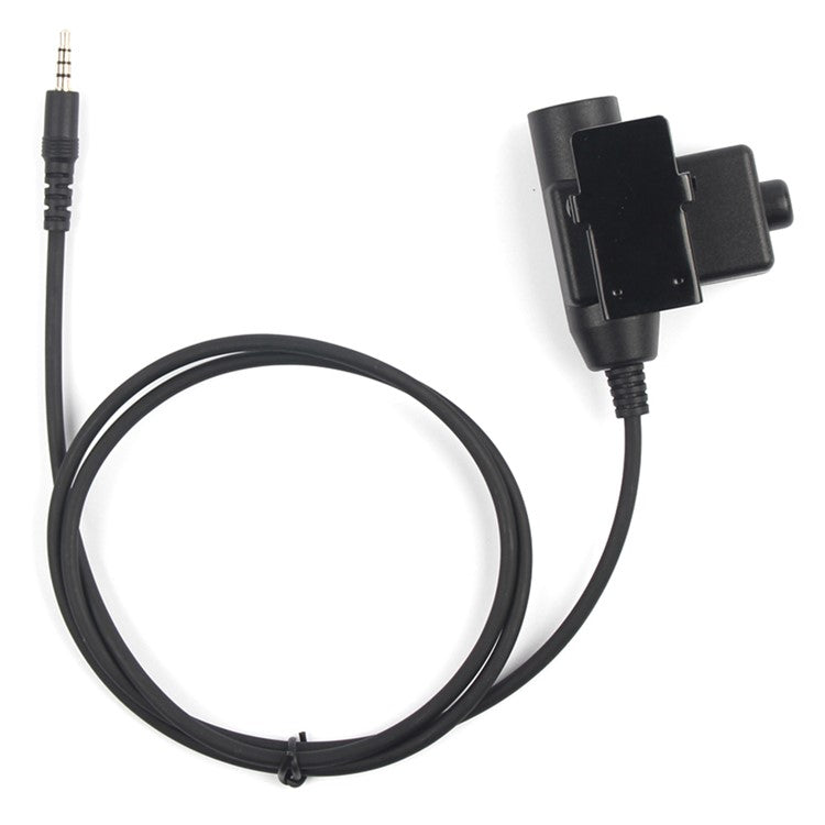 Ham Radio 7.1mm Speaker Microphone with U94 PTT for Iphone / Samsung / HTC Cellphone with 3.5mm Jack