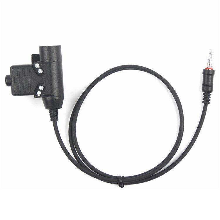 Ham Radio Walkie Talkie U94 PTT Headset Adapter for Yaesu Vertex VX-120 / VX-127 / VX-6R / VX-7R / VX-6E