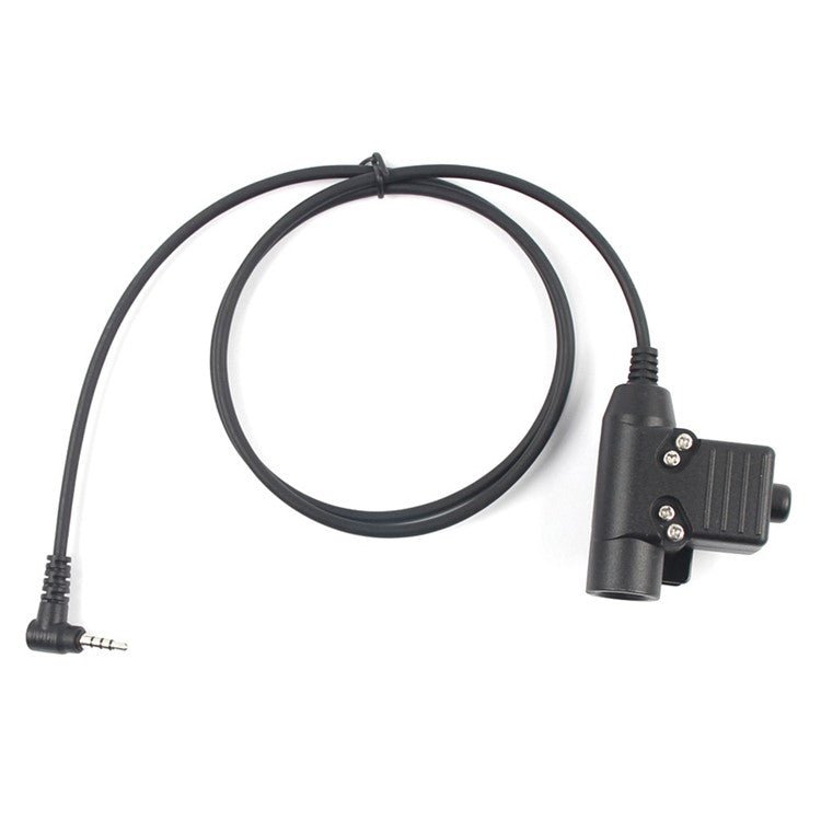 Ham Radio Walkie Talkie U94 PTT Headset Adapter 3.5mm 1-Pin for Yaesu Vertex VX-1R / VX-2R / VX-3R / VX-5R / VX-210