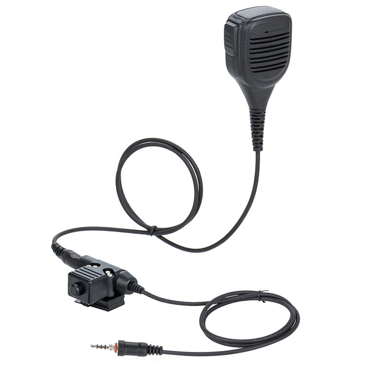Ham Radio 7.1mm Adapter Speaker Microphone with U94 PTT for Yaesu Vertex VX-120  /  VX-127  /  VX-6R  /  VX-7R  /  VX-6E
