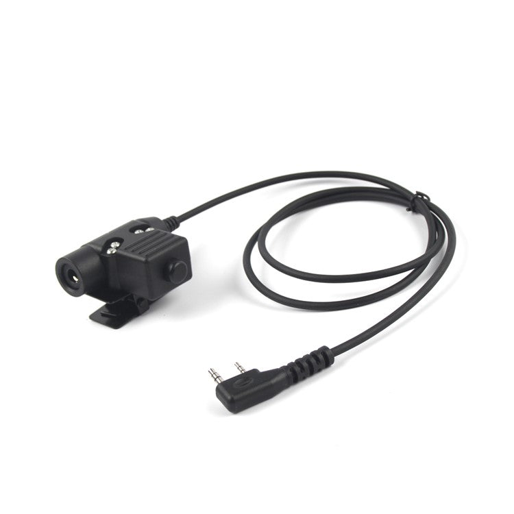 Ham Radio 7.1mm Adapter Speaker Microphone with U94 PTT for Baofeng Kenwood HYT TYT