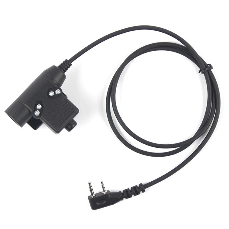 Ham Radio 7.1mm Adapter Speaker Microphone with U94 PTT for Baofeng Kenwood HYT TYT