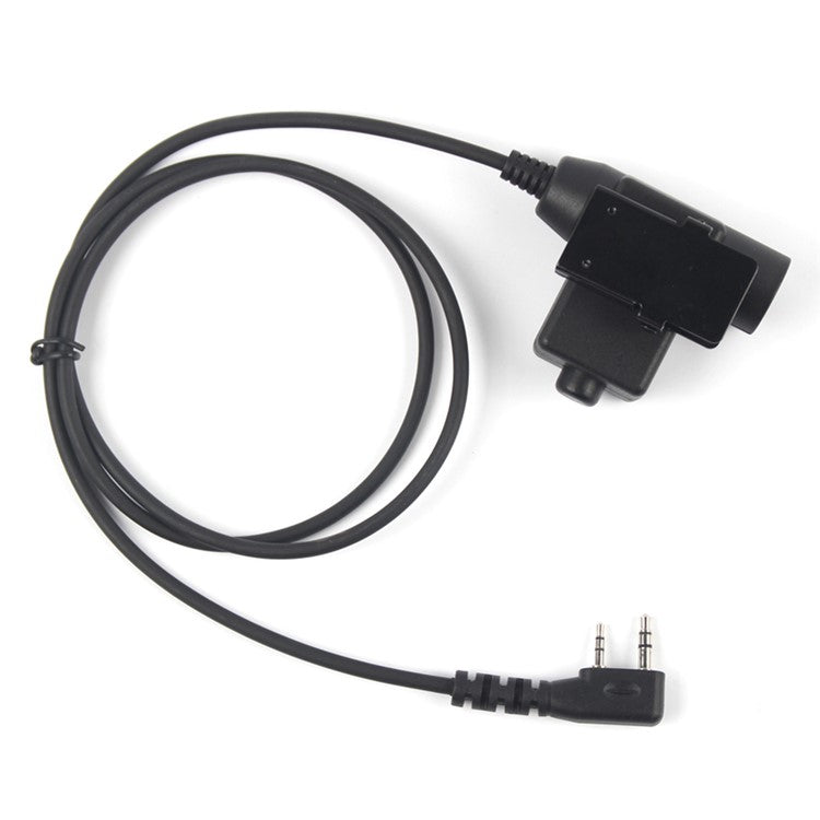 Ham Radio 7.1mm Adapter Speaker Microphone with U94 PTT for Baofeng Kenwood HYT TYT