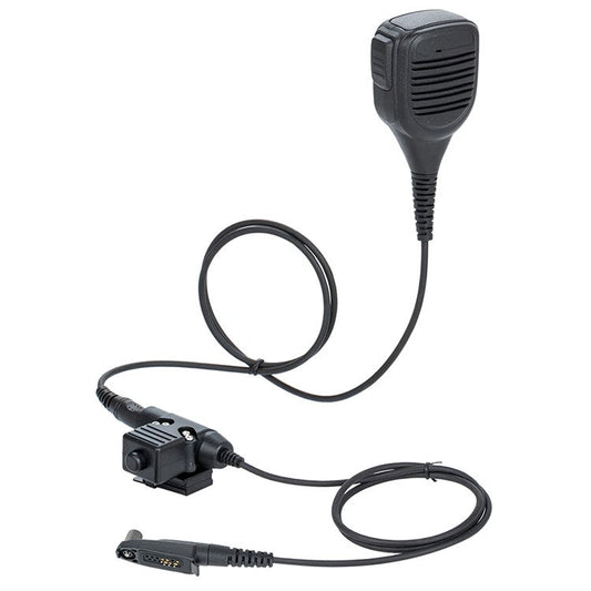 Ham Radio 7.1mm Speaker Microphone with U94 PTT Headset Adapter for Motorola GP328Plus