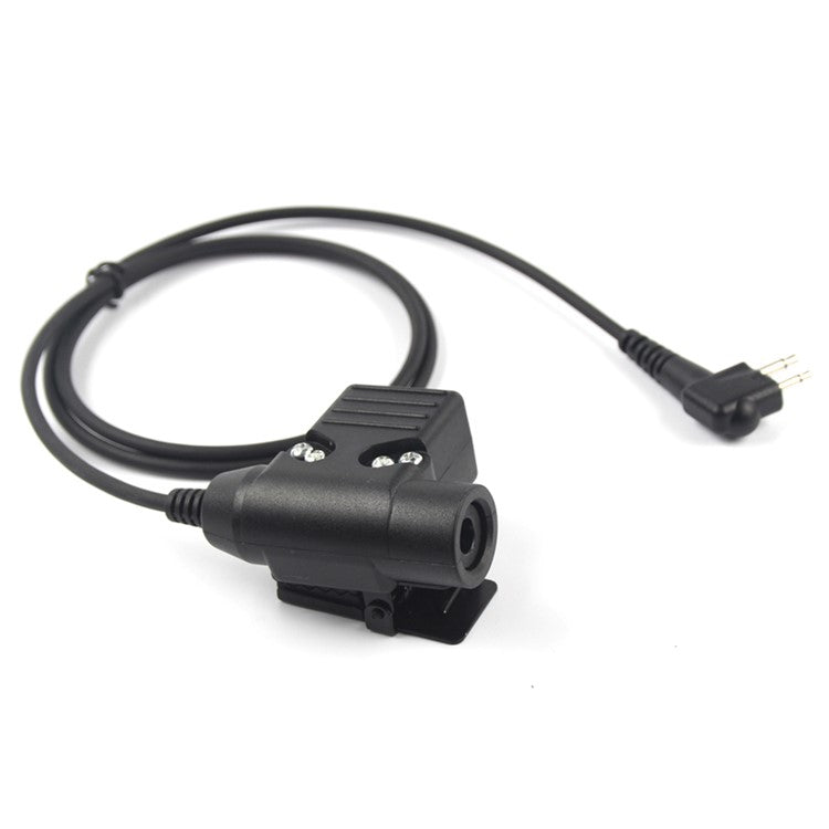 Ham Radio 7.1mm Speaker Microphone with U94 PTT Headset Adapter for Motorola DEP450 / EP450 / GP88 / GP300 / CP88