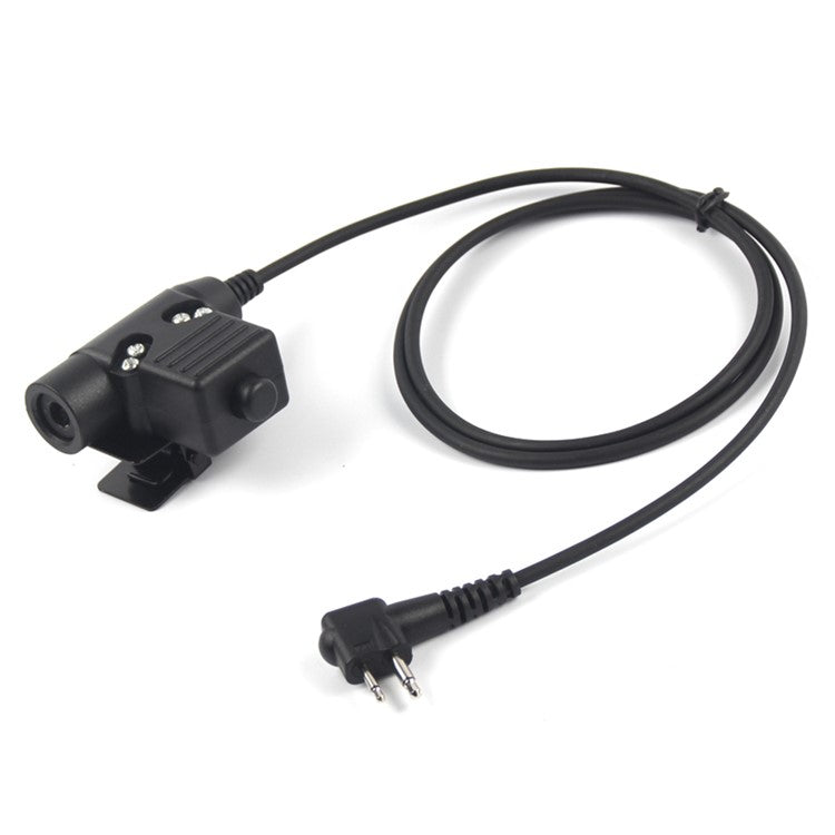 Ham Radio 7.1mm Speaker Microphone with U94 PTT Headset Adapter for Motorola DEP450 / EP450 / GP88 / GP300 / CP88