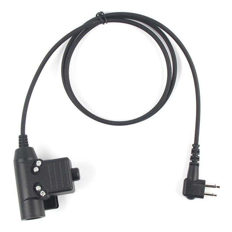 Ham Radio 7.1mm Speaker Microphone with U94 PTT Headset Adapter for Motorola DEP450 / EP450 / GP88 / GP300 / CP88