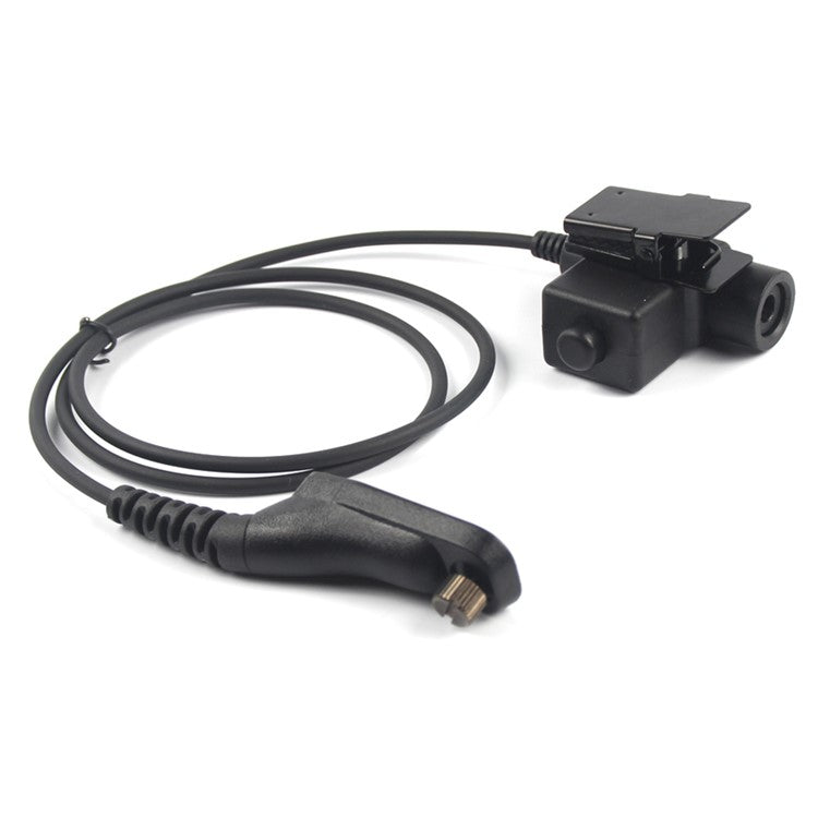 Ham Radio 7.1mm Speaker Microphone with U94 PTT Headset Adapter for Motorola Xir P8268  /  DP4800  /  APX-4000  /  APX-6000  /  APX-7000