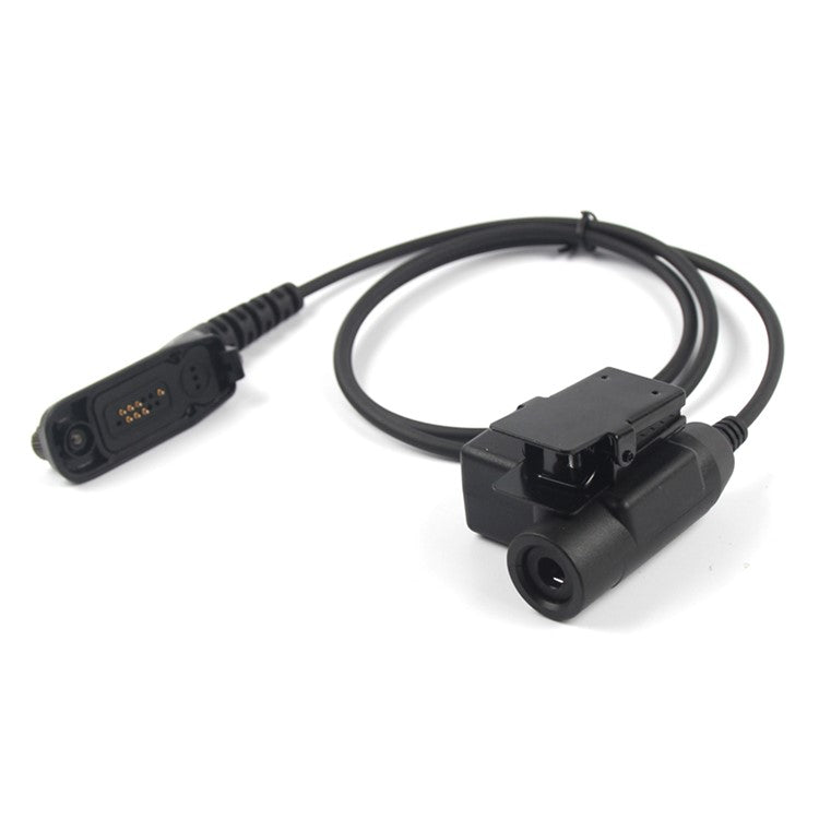 Ham Radio 7.1mm Speaker Microphone with U94 PTT Headset Adapter for Motorola Xir P8268  /  DP4800  /  APX-4000  /  APX-6000  /  APX-7000