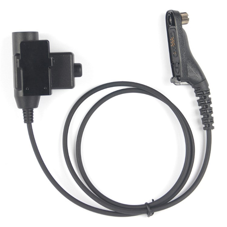 Ham Radio 7.1mm Speaker Microphone with U94 PTT Headset Adapter for Motorola Xir P8268  /  DP4800  /  APX-4000  /  APX-6000  /  APX-7000