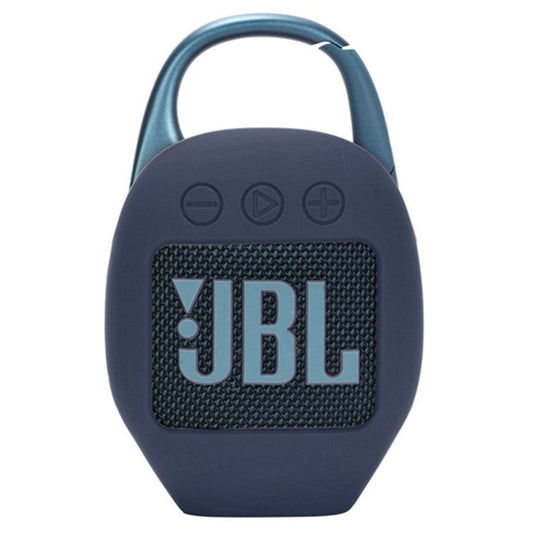 Portable Silicone Protective Case for JBL Clip 5 Bluetooth Speaker - Navy Blue