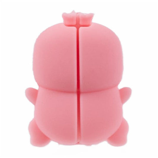 Cartoon Silicone Cable Protector Cord Saver USB Cable Buddies Holder for Smartphone - A