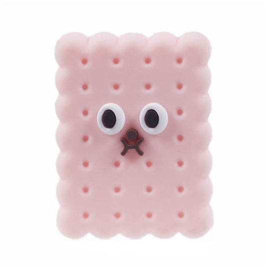Cartoon Silicone Cable Protector Cord Saver USB Cable Buddies Holder for Smartphone - D