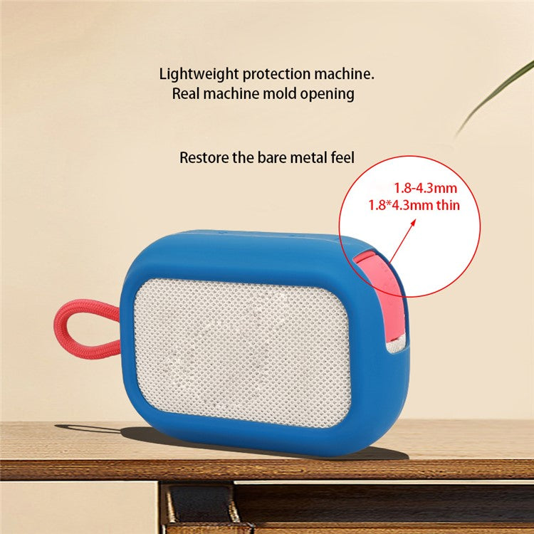 Silicone Case For Soundcore Select 4 Go Bluetooth Speaker Shockproof Protector Cover - Blue