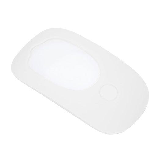 Wireless Mouse Anti-drop Soft Silicone Cover Protective Case for Apple Magic Mouse 1/2 - White